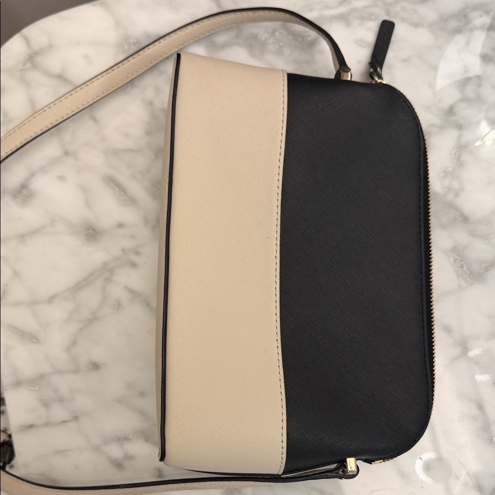 Kate Spade Black and Cream Crossbody Bag - Picture 4 of 8